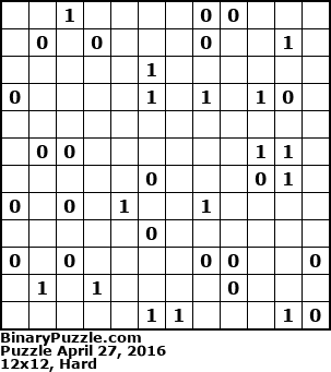 Binary Puzzle