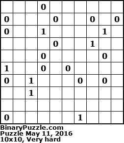 Binary Puzzle