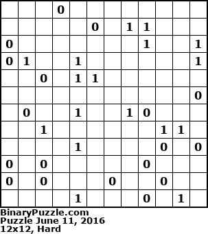 Binary Puzzle