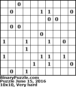 Binary Puzzle