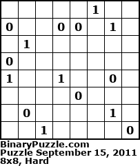 Binary Puzzle