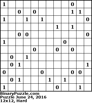 Binary Puzzle