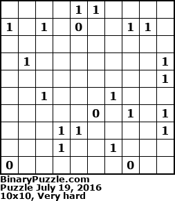 Binary Puzzle