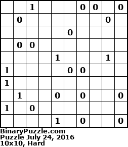 Binary Puzzle