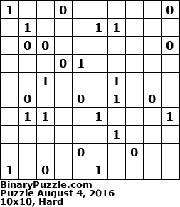 Binary Puzzle