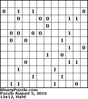Binary Puzzle