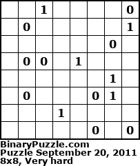Binary Puzzle