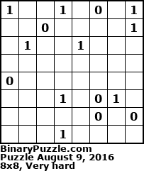 Binary Puzzle