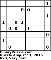 Binary Puzzle