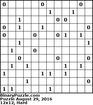 Binary Puzzle