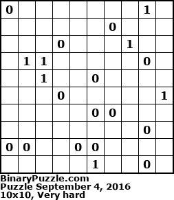 Binary Puzzle