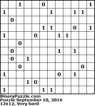 Binary Puzzle