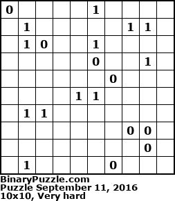 Binary Puzzle