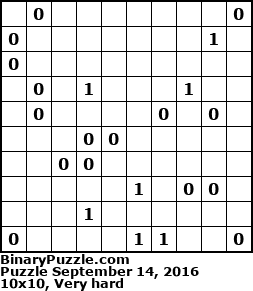 Binary Puzzle