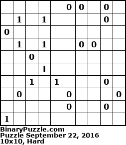 Binary Puzzle