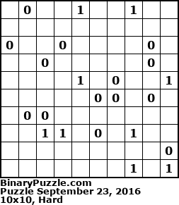 Binary Puzzle