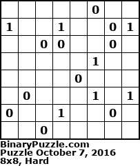 Binary Puzzle
