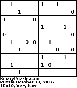 Binary Puzzle