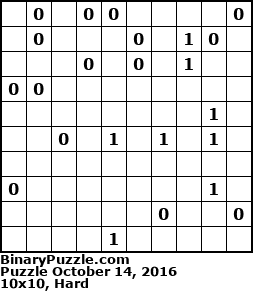 Binary Puzzle