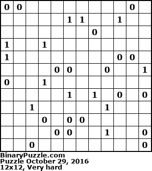 Binary Puzzle