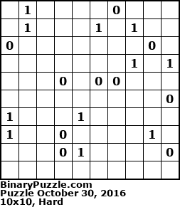 Binary Puzzle