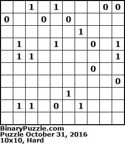 Binary Puzzle