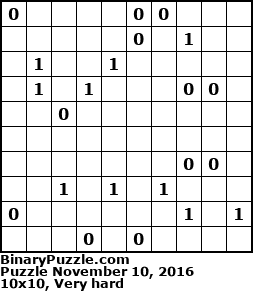 Binary Puzzle