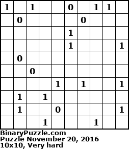 Binary Puzzle