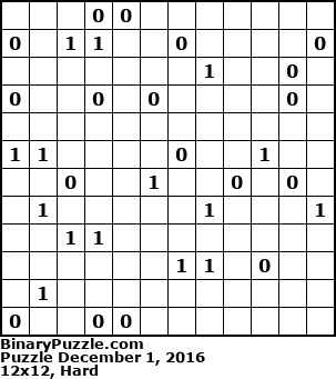 Binary Puzzle