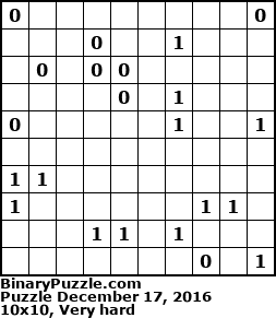 Binary Puzzle
