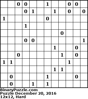 Binary Puzzle