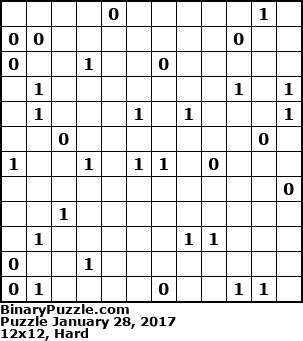Binary Puzzle