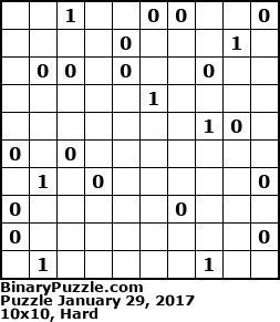 Binary Puzzle