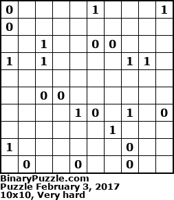 Binary Puzzle