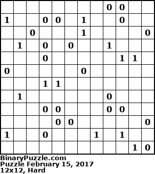 Binary Puzzle