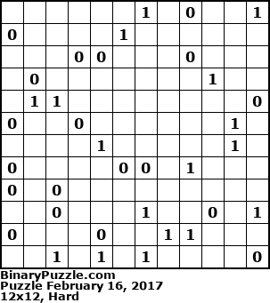 Binary Puzzle