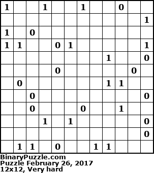 Binary Puzzle