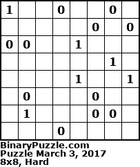 Binary Puzzle