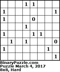 Binary Puzzle