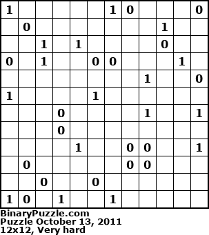 Binary Puzzle