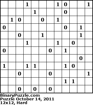 Binary Puzzle