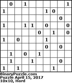 Binary Puzzle