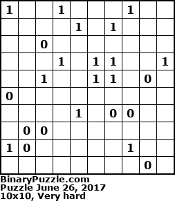 Binary Puzzle