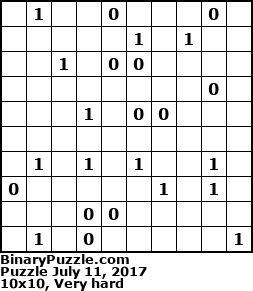 Binary Puzzle