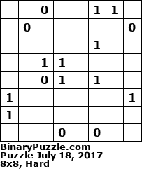 Binary Puzzle
