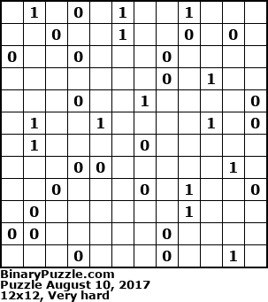 Binary Puzzle