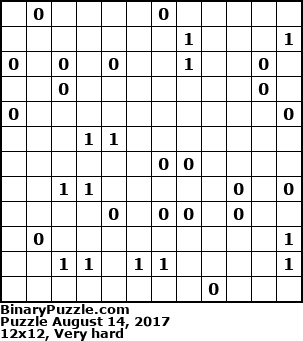 Binary Puzzle