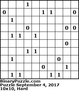 Binary Puzzle
