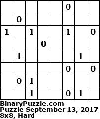 Binary Puzzle