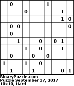 Binary Puzzle